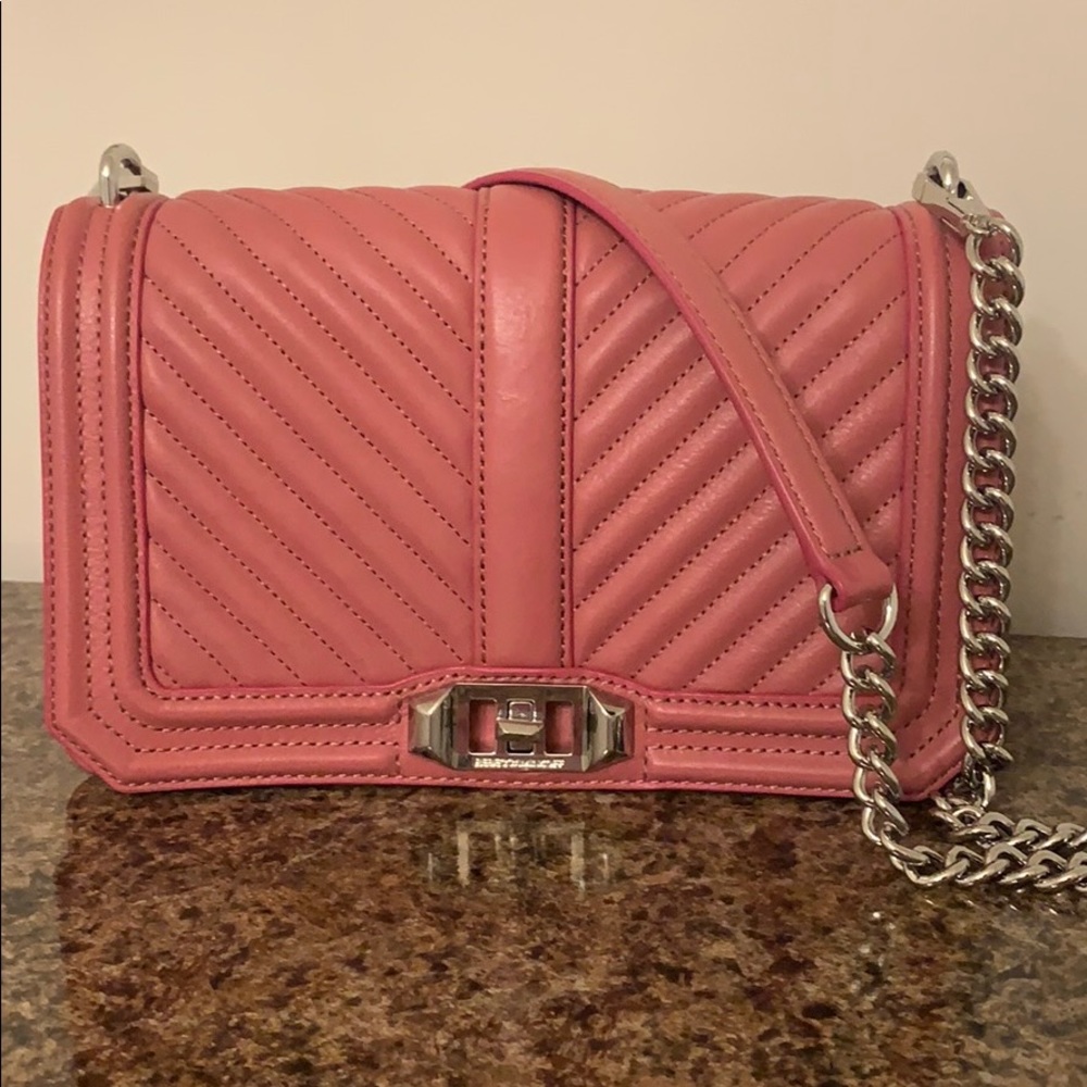 Rebecca Minkoff Love Crossbody Pink